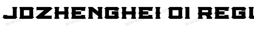 jdzhenghei 01 regula字体转换